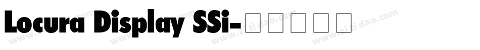 Locura Display SSi字体转换